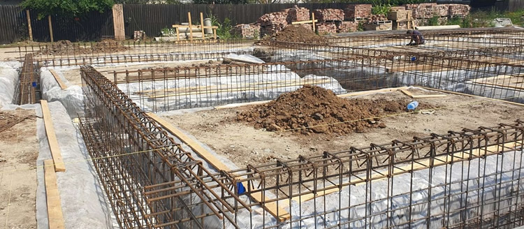 Armatura Fier Beton Fundatie Casa