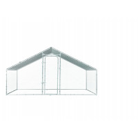 Cotet exterior pentru pasari din otel galvanizat 200x300x200cm Cotet exterior pentru pasari din otel galvanizat 200x300x200cm