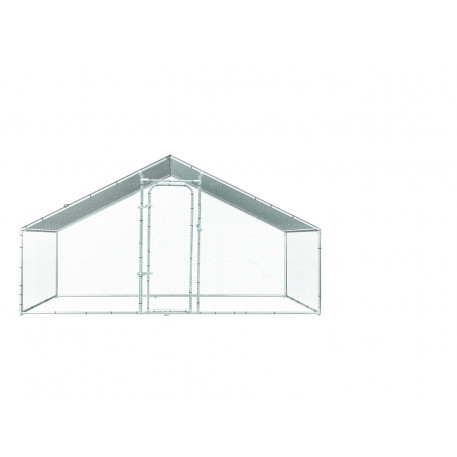 Cotet exterior pentru pasari din otel galvanizat 200x300x200cm [1]