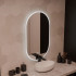 Oglinda LED Ovala 50x80cm Llexort, Touch, Sistem Dezaburire, Dimabila [3]