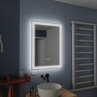 Oglinda LED Rectangulara, Dezaburire, 60x80cm, ADIS Basic Touch