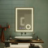 Oglinda LED Touch Manfred Sistem Dezaburire, Ceas si Temperatura 60x80 cm Lupa Cosmetica [3]