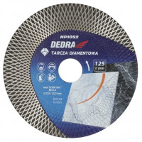 Disc diamantat cu segment tip romb pentru taiat si slefuit 125x22.2mm H1052 Dedra Disc diamantat cu segment tip romb pentru taiat si slefuit 125x22.2mm H1052 Dedra