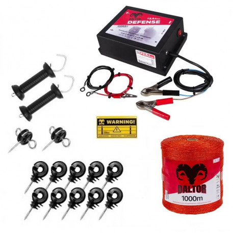 Pachet gard electric 2.5J Daltor + Fir 1000m 90kg [1]