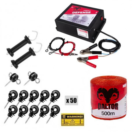 Pachet gard electric 2.5J Daltor + Fir 500m 90kg [1]