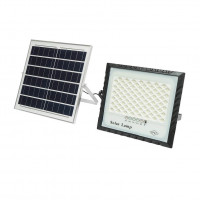 Proiector led de 100W cu panou solar 15W, baterie 15000mAh si telecomanda IP67 Proiector led de 100W cu panou solar 15W, baterie 15000mAh si telecomanda IP67