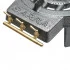 Pirostrie arzator pe gaz din fonta cu 3 picioare 300x107 mm [3]