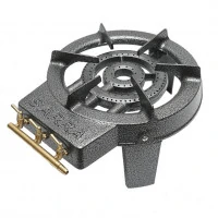 Pirostrie arzator pe gaz din fonta cu 3 picioare 300x107 mm