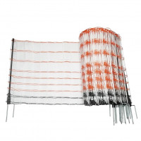 Plasa gard electric 60cmx50m cu picior dublu, rezistenta 1.6 Ohm/m Breckner Plasa gard electric 60cmx50m cu picior dublu, rezistenta 1.6 Ohm/m Breckner