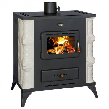  Soba pe lemne cu teracota 10kW Prity K RK Alba [1]