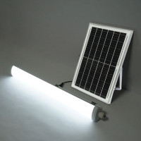 Lampa LED 300W, 6500K cu panou solar policristalin, telecomanda si acumulator 7200mAh IP20