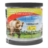 Sarma galvanizata 1000m 1.6mm, forta rupere 200kg, rezistenta electrica 0.12 Ω/m Sarma galvanizata 1000m 1.6mm, forta rupere 200kg, rezistenta electrica 0.12 Ω/m