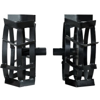 Set roti metalice 350  mm cu manicot 23 mm