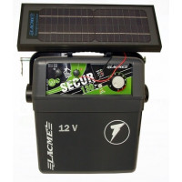 Generator de impulsuri 1.3J pentru gard electric Lacme Secur 130 + panou solar 6 W