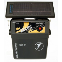 Generator de impulsuri 1J pentru gard electric Lacme Secur 100 + panou solar 6 W