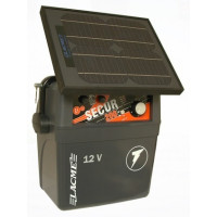 Generator de impulsuri 2J pentru gard electric Lacme Secur 200 + panou solar 10 W