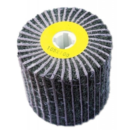 Tambur de satinare combinat 105x100x19 mm granulatie 60 [1]