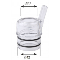 Capat pahar manson cu O-ring 27mm