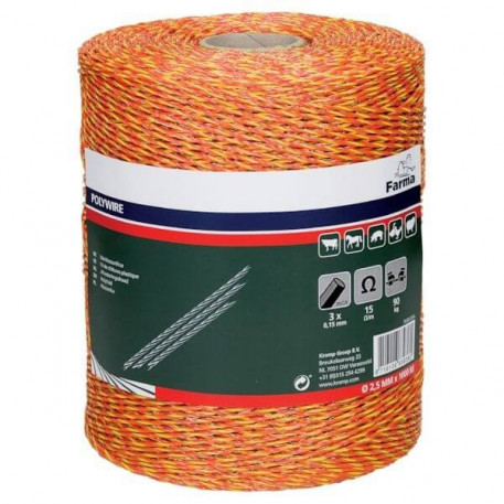 Fir 1000m cu 3 fire de 0.15mm, forta rupere 40kg, rezistenta electrica 15 ohm/m 704012FA [1]