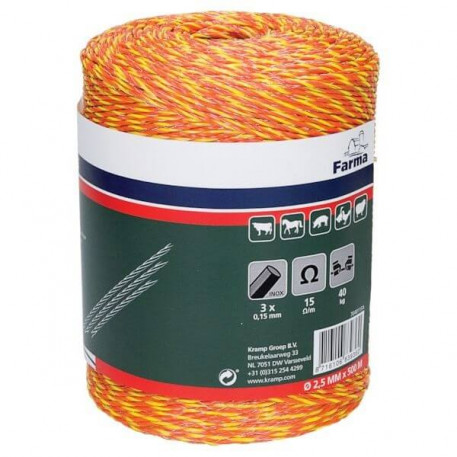 Fir 500m cu 3 fire de 0.15mm, forta rupere 40kg, rezistenta electrica 15 ohm/m 704011FA [1]