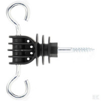 Izolator dublu pentru poarta gard electric