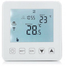 Termostat digital programabil de pardoseala HY08WE-4-WIFI white touch screen