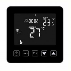 Termostat digital programabil de pardoseala HY08WE-2-WIFI black touch screen