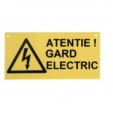 Semn avertizare pentru gard electric