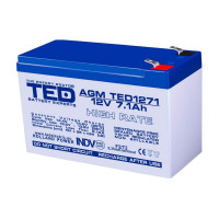 Acumulator High Rate 12V 7.1A TED 151x65x95mm