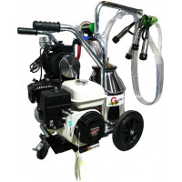 Aparat de muls vaci cu 1 post si 1 bidon inox 30L T130 INOX IC + motor Honda 5.5 CP Gardelina