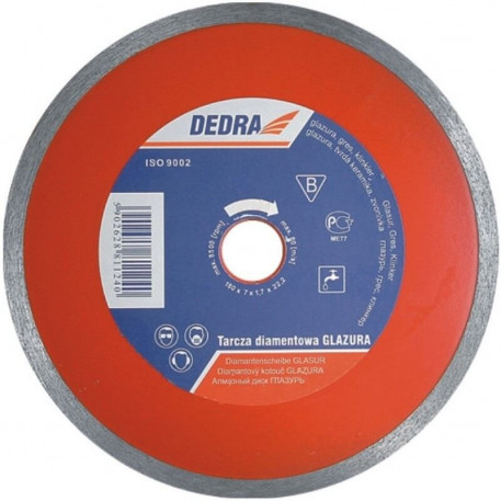 Disc diamantat ceramica 230x25.4 mm, grosime 2mm Dedra [1]