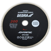 Disc diamantat ceramica 200x25.4 mm, grosime 2.4mm Dynamic Dedra