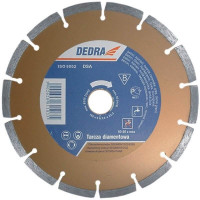 Disc diamantat 250x25.4 mm pentru beton, caramida, piatra si clincher Dedra