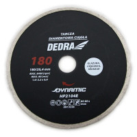 Disc diamantat ceramica 180x25.4 mm, grosime 2.2mm Dynamic Dedra