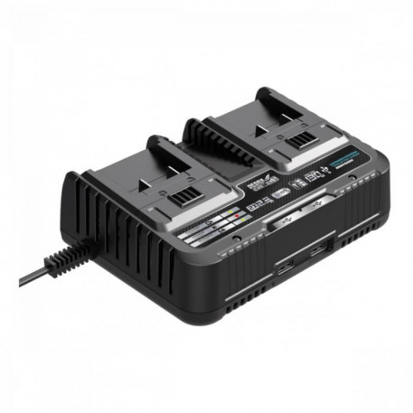 Incarcator lent cu 2 posturi pentru acumulatori Li-Ion Dedra DED7038V [1]