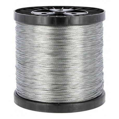 Sarma galvanizata litata 1000m 1.6mm, forta rupere 200kg, rezistenta electrica 0.12 ohm/m [1]