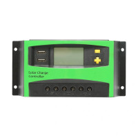 Regulator tensiune pentru panou solar 30A 12V/24V 2x port USB BK92911 Breckner