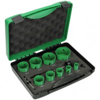 Set carote BiMetal pentru mecanici 752173 Hikoki, dimensiuni 19, 22, 29, 35, 38, 44, 51, 57, 64 mm