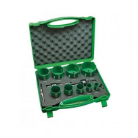 Set carote BiMetal pentru mecanici 752176 Hikoki, dimensiuni 19, 22, 29, 35, 38, 44, 51, 57, 68 mm