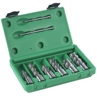 Set carote HSS Weldon 3/4", diametre 14, 18, 22 mm 754497 Hikoki