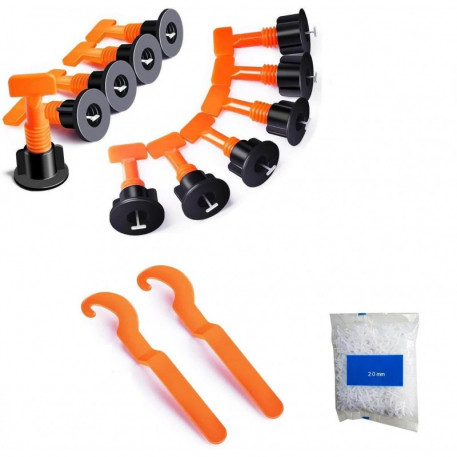 Sistem nivelare gresie Smart Metal cu 50 tije refolosibile de 1.5 mm [1]