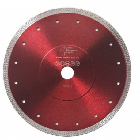 Disc diamantat 200x25,4 mm XTURBO placi ceramice dure - Rapid [1]