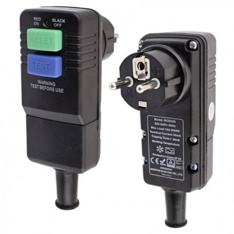 Stecher cu protectie diferentiala RCD03G [1]