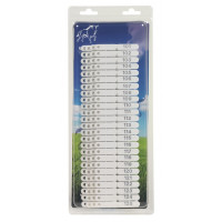 100 Crotalii albe pentru oi, capre si caini 1-100