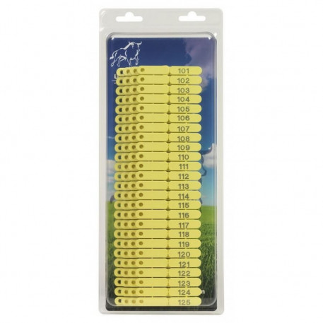 100 Crotalii galbene pentru oi, capre si caini 1-100 [1]