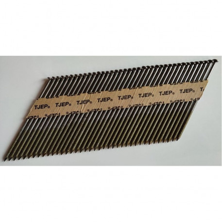 Cuie inelate inclinatie 34° 2.8 x 75 mm 4000buc in banda hartie 834375 TJEP [1]