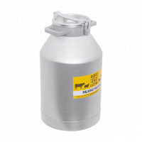 Bidon aluminiu 40 litri cu manere si prindere cu clipsuri si capac aluminiu Bidon aluminiu 40 litri cu manere si prindere cu clipsuri si capac aluminiu