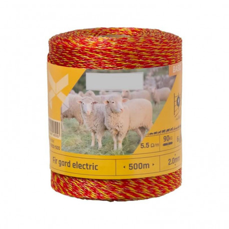 Fir 500m BASIC cu 6 lite de 0.15mm, forta rupere 90kg, rezistenta electrica 5.5 ohm/m [1]