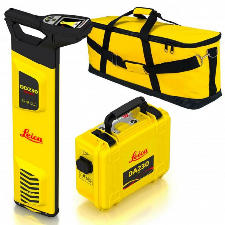 Localizator Utilitati DD230 (50Hz), pachet adancime cu transmitator DA230 (850270+850274+850276) - Leica-6011595 [1]