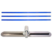 Rigla manuala din otel cu articulatie si maner 120 cm BETONTROWEL Rigla manuala din otel cu articulatie si maner 120 cm BETONTROWEL